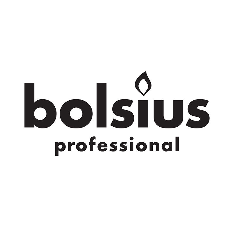 Bolsius range of pillar candles, dinner candles, candles in glass and holders.