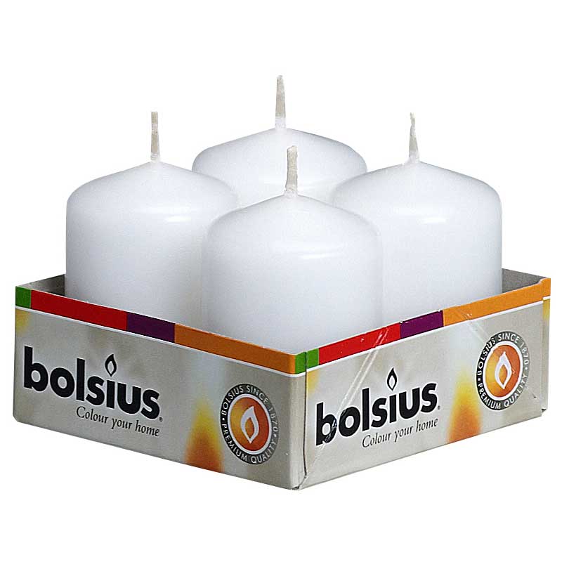 40 x 60mm Pillar Candles Box40/Case200 Covent Garden Candle Company