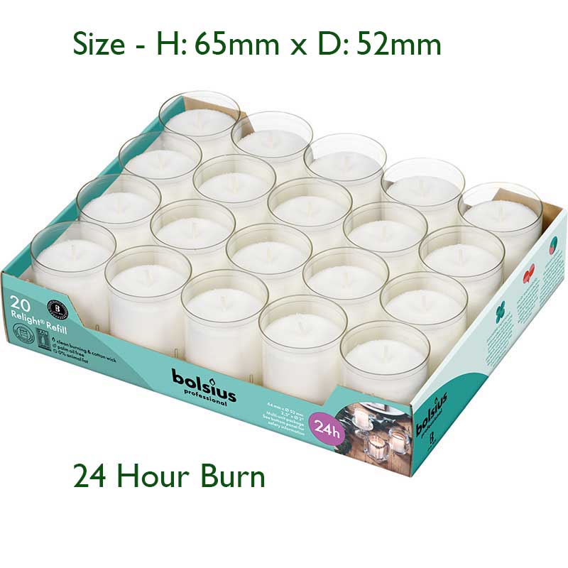 Bolsius Refill Candle (Case 80) Covent Garden Candle Company